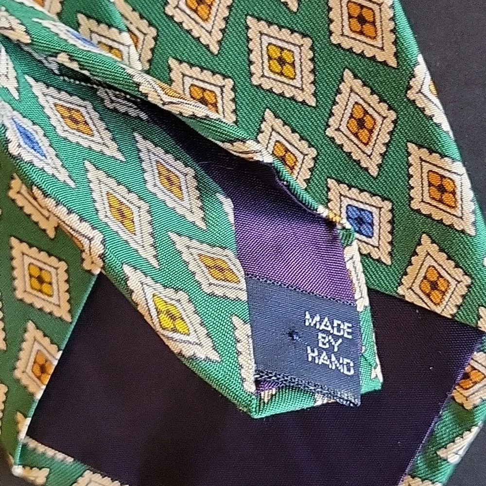 Men's Polo by Ralph Lauren Tie - (Vintage Item!) 100% Silk! - Picture 5 of 6